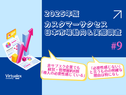 【調査】カスタマーサクセスに関する調査2025年度版第九弾